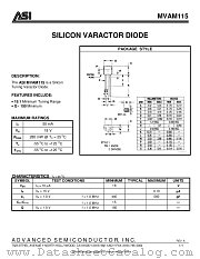 MVAM115 datasheet pdf Advanced Semiconductor