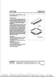 UTC7106 datasheet pdf Unisonic Technologies