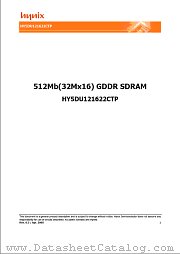 HY5DU121622CTP-4 datasheet pdf Hynix Semiconductor