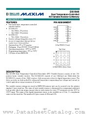 DS1848E-050 datasheet pdf MAXIM - Dallas Semiconductor