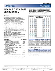 MT46V256M4 datasheet pdf Micron Technology