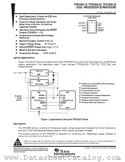 TPS3305 datasheet pdf Texas Instruments