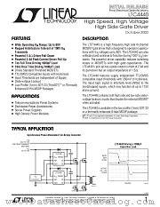 LTC4440EMS8E datasheet pdf Linear Technology