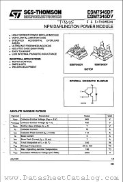 ESM7545 datasheet pdf ST Microelectronics