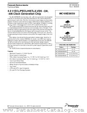 MC100ES6039EG datasheet pdf Freescale (Motorola)
