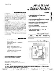 MAX2369EGM datasheet pdf MAXIM - Dallas Semiconductor