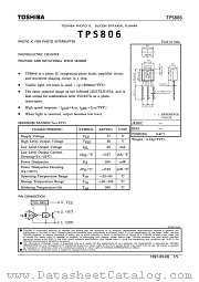 TPS806 datasheet pdf TOSHIBA