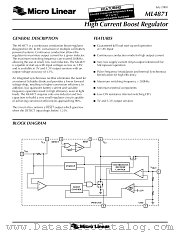 ML4871CS-5 datasheet pdf Micro Linear