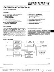 28C64AI-15 datasheet pdf Catalyst Semiconductor