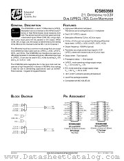 ICS85356 datasheet pdf Integrated Circuit Systems