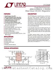 LTC3548EMSE datasheet pdf Linear Technology