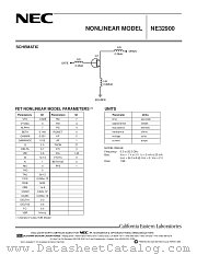 NE32900 datasheet pdf NEC