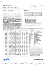 M390S2858DT1-C7A datasheet pdf Samsung Electronic