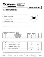 MRF581 datasheet pdf Microsemi