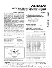 MAX145BMJA datasheet pdf MAXIM - Dallas Semiconductor