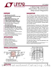 LTC3404EMS8 datasheet pdf Linear Technology