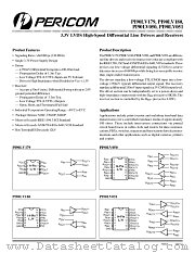 PI90LV050W datasheet pdf Pericom Technology
