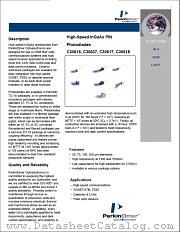 C30617 datasheet pdf PerkinElmer Optoelectronics
