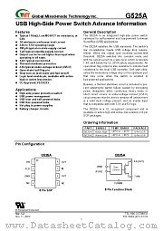 G525A1 datasheet pdf Global Mixed-mode Technology