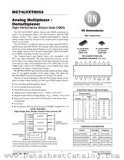 MC74LVXT8053DT datasheet pdf ON Semiconductor