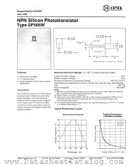 OP505W datasheet pdf Optek Technology