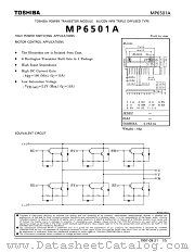 MP6501 datasheet pdf TOSHIBA