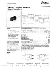 OPI120 datasheet pdf Optek Technology