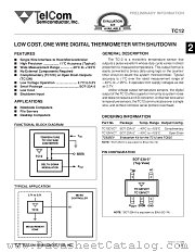 TC12NVCT datasheet pdf TelCom Semiconductor