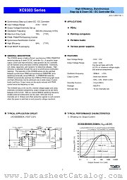 XC9303B03KR datasheet pdf Torex Semiconductor