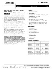EL2245CS-T13 datasheet pdf Intersil