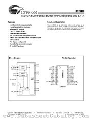 CY28400OCT datasheet pdf Cypress