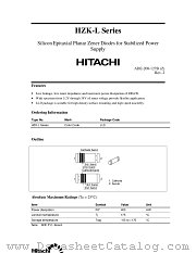 HZK datasheet pdf Hitachi Semiconductor