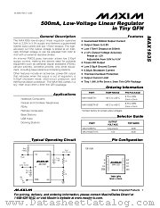 MAX1935ETA datasheet pdf MAXIM - Dallas Semiconductor
