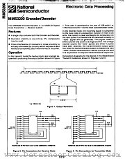 MM53200N datasheet pdf National Semiconductor
