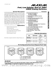 MAX4635ETB datasheet pdf MAXIM - Dallas Semiconductor