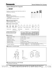 ECQV1H684JL datasheet pdf Panasonic