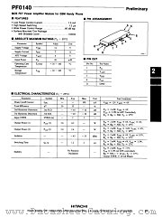 PF0140 datasheet pdf Hitachi Semiconductor