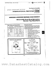 60CDQ45 datasheet pdf International Rectifier