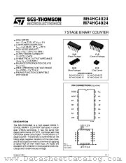 M74HC4024C1R datasheet pdf ST Microelectronics