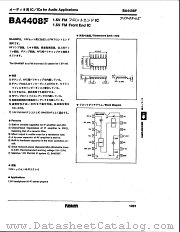 BA4408F datasheet pdf ROHM