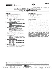 PCM4201PW datasheet pdf Burr Brown
