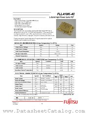 FLL410IK-4C datasheet pdf Fujitsu Microelectronics