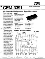 CEM3391 datasheet pdf Curtis Electromusic Specialties