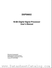 DSP56602UM datasheet pdf Motorola