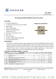 TC3967 datasheet pdf TRANSCOM