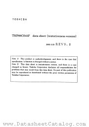 TMP88PS43F datasheet pdf TOSHIBA