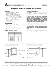CM3014-25ST datasheet pdf California Micro Devices Corp