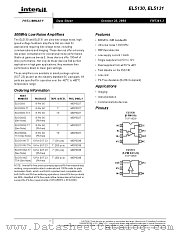 EL5131IW-T7 datasheet pdf Intersil