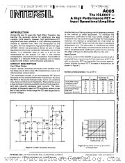 ICL8007C datasheet pdf Intersil