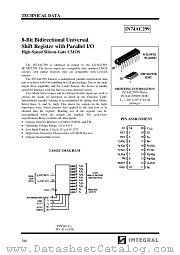 IN74AC299DW datasheet pdf INTEGRAL Semiconductor Devices